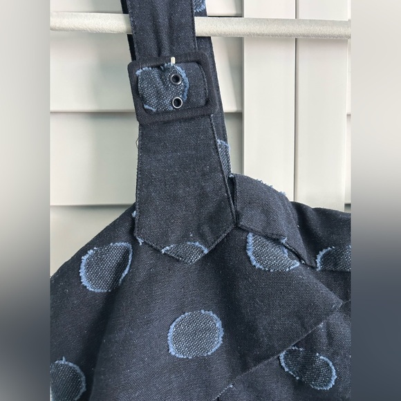 Anthropologie | Eva Franco textured polka dot jumpsuit - Picture 6 of 16